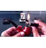 Zippo per pipa finitura cromo satinato - Accendini
