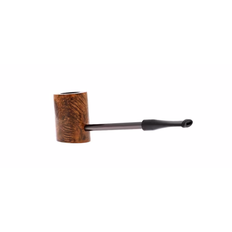 Compass Poker Pipe in Walnut Briar, Cherrywood Shape - Duke-Nording