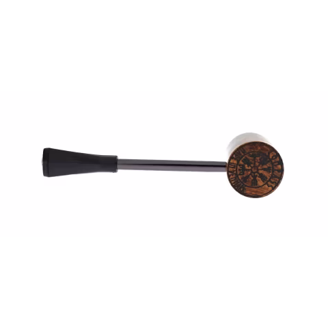 Pipa Compass Poker en Nogal y Brezo, Forma de Cherrywood - Duke-Nording