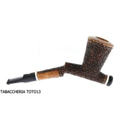 Ser Jacopo Insanus N.6 tobacco pipe Woodstock form with broken torch