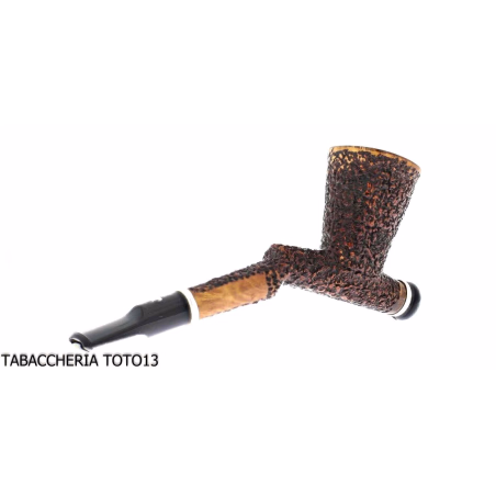 Ser Jacopo Insanus N.6 tobacco pipe Woodstock form with broken torch - Tobacco Pipes - Natural root