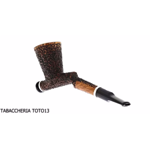 Ser Jacopo Insanus N.6 Pipa en forma de Woodstock con antorcha rota - Pipas de Tabaco