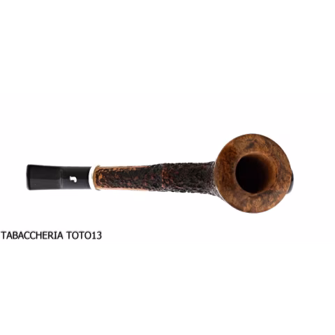 Ser Jacopo Insanus N.6 tobacco pipe Woodstock form with broken torch - Tobacco Pipes - Natural root