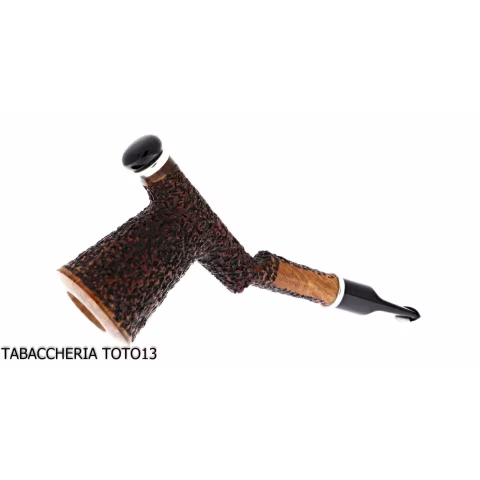 Ser Jacopo Insanus N.6 Pipa en forma de Woodstock con antorcha rota - Pipas de Tabaco