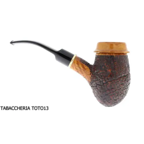 Pipas de briar con chorro de arena Capt Warren de Ser Jacopo - Pipas de Tabaco