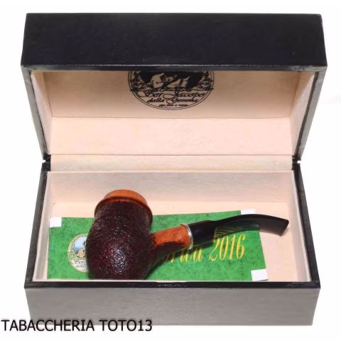 Capt Warren sandblasted briar pipe by Ser Jacopo - Tobacco Pipes