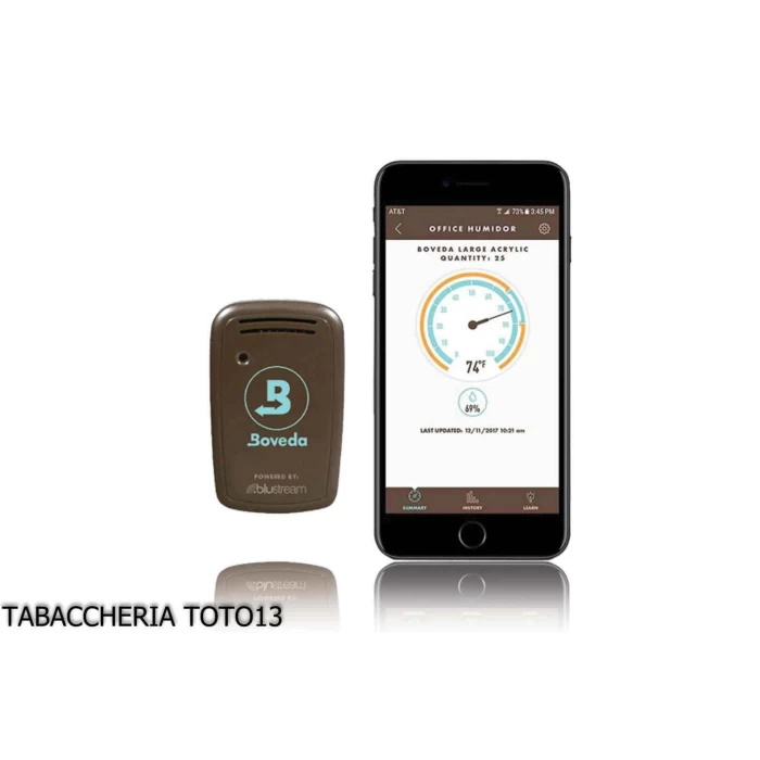 BOVEDA - Boveda Smart Sensor kit Thermomètre et hygromètre Bluetooth