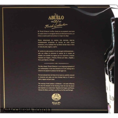Abuelo pack de 3 bouteilles au fini fût de rhum vol.40% Cl.20 - Spiritueux - Mélasse
