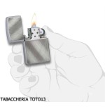 Zippo Regular Diagonal Weave Diagonal gebürstetem Chrom - Feuerzeuge