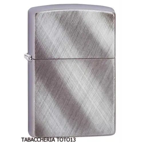 Zippo regular Diagonal Weave cromo spazzolato diagonale - Accendini
