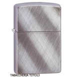 Zippo Regular Diagonal Weave Diagonal gebürstetem Chrom - Feuerzeuge