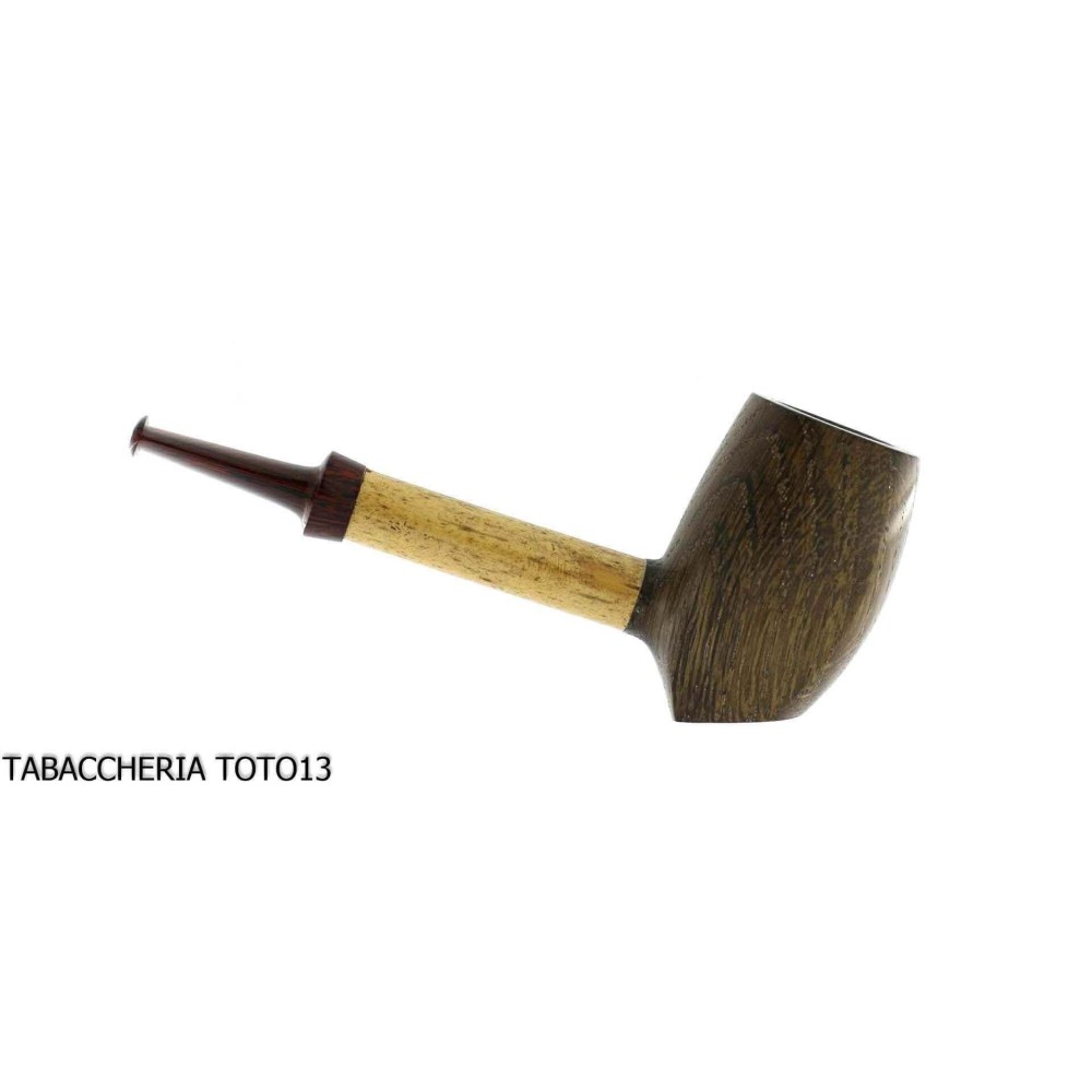 Sauro Stand Up Pipa hecha de madera muerta y bambú-fabricantes de pipas sauro