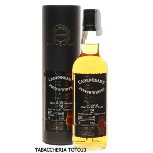 Royal Brackla 15 y.o. Distilled 1992 Bottled 2008 by Cadenhead's Vol.57,3% Cl.70 - Licores