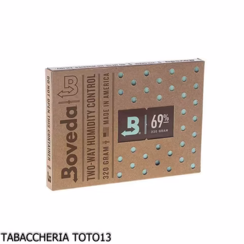 Boveda Sobre 320 gramos - Humedad 69% - Humidificación y Mantenimiento