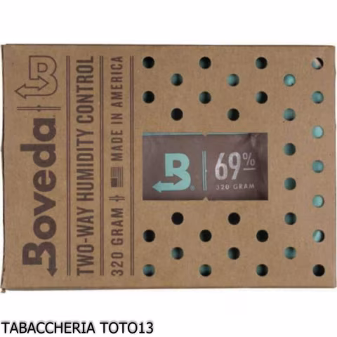 Boveda Enveloppe 320 grammes - Humidité 69% - Humidification et maintenance
