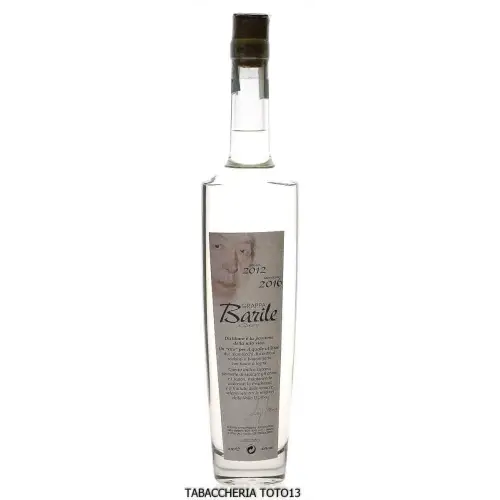 Weißer Dolcetto-Grappa aus der Destillerie Luigi Barile Vol.42% Cl.50 - Destilliert