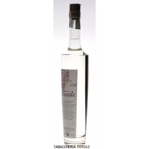 Weißer Dolcetto-Grappa aus der Destillerie Luigi Barile Vol.42% Cl.50 - Destilliert
