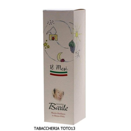 Dolcetto grappa from the Luigi Barile distillery aged 18 months Vol.42,5% Cl.50-Grappe