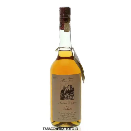 Alter Grappa der Dolcetto-Brennerei Luigi Barile im Alter von 12 Jahren Vol.42% Cl.75 - Destilliert