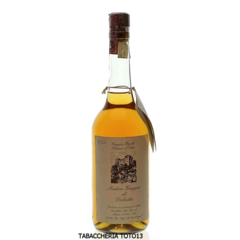 Ancient grappa of Dolcetto distillery Luigi Barile aged 12 years vintage edition Vol.42% Cl.75-Grappe