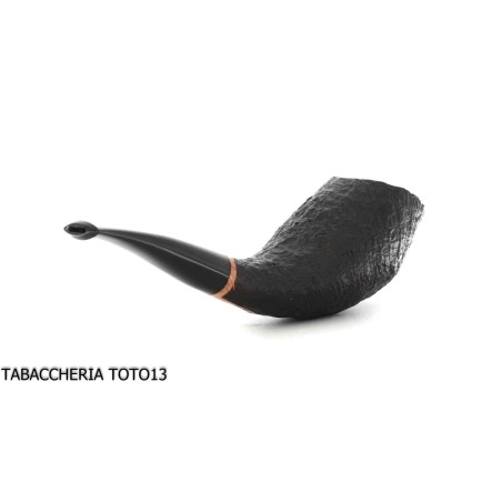 Il Ceppo Tabakpfeife in Form einer schwarzen sandgestrahlten Sorte 1 - Tabakpfeifen