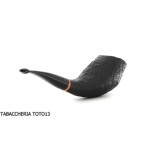 Il Ceppo tobacco pipe in the shape of a black sandblasted grade 1 - Tobacco Pipes - Molasses