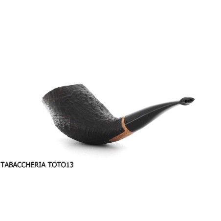 Il Ceppo Tabakpfeife in Form einer schwarzen sandgestrahlten Sorte 1 - Tabakpfeifen