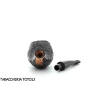 Il Ceppo tobacco pipe in the shape of a black sandblasted grade 1 - Tobacco Pipes - Molasses