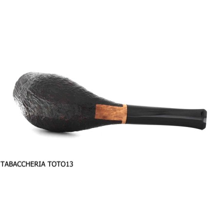 Il Ceppo Tabakpfeife in Form einer schwarzen sandgestrahlten Sorte 1 - Tabakpfeifen