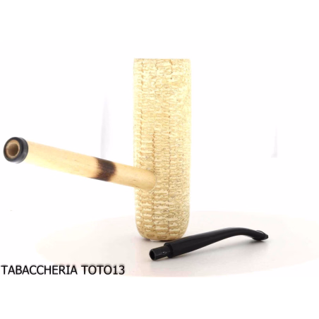 Missouri Meerschaum General MacArthur bent - Tobacco Pipes - Cob