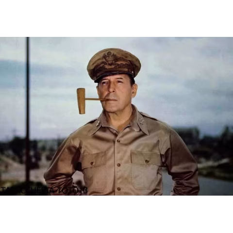 Missouri Meerschaum General MacArthur kurve - Tabakpfeifen