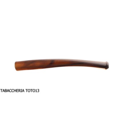 Embouchure courbée en méthacrylate "dark ambre" pour pipe corncob - Accessoires pour pipes