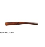 Embouchure courbée en méthacrylate "dark ambre" pour pipe corncob - Accessoires pour pipes