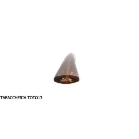 Embouchure courbée en méthacrylate "dark ambre" pour pipe corncob - Accessoires pour pipes