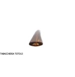 Embouchure courbée en méthacrylate "dark ambre" pour pipe corncob - Accessoires pour pipes