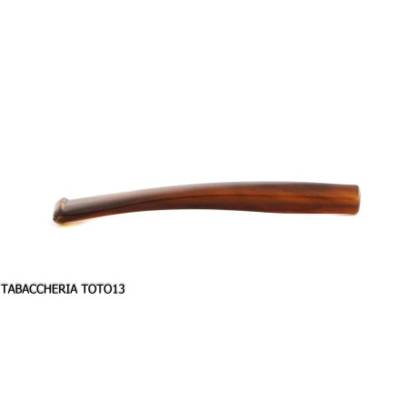 Embouchure courbée en méthacrylate "dark ambre" pour pipe corncob - Accessoires pour pipes
