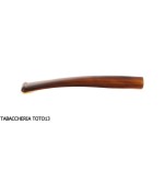 Embouchure courbée en méthacrylate "dark ambre" pour pipe corncob - Accessoires pour pipes