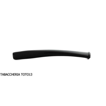 Boquilla curva de metacrilato negro para pipa de mazorca - Accesorios para pipas de tabaco
