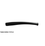 Curved mouthpiece in black methacrylate for corncob pipe - Accessories for tobacco pipes
