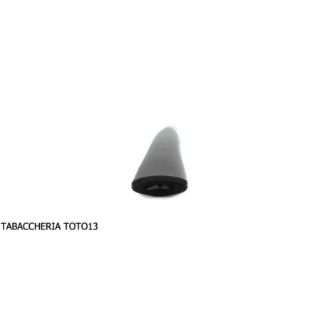 Boquilla curva de metacrilato negro para pipa de mazorca - Accesorios para pipas de tabaco