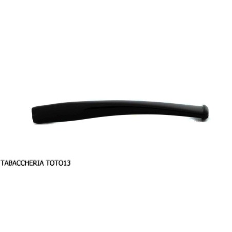 Boquilla curva de metacrilato negro para pipa de mazorca - Accesorios para pipas de tabaco