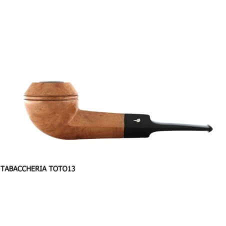 Mastro Geppetto Bulldog shaped tobacco pipe in natural briar Mastro Geppetto Pipe Mastro Geppetto