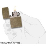 Zippo antique brass dark - Lighters - Brass