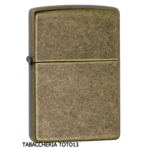 Zippo Brass in ottone anticato scuro - Accendini