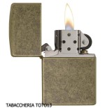 Zippo antique brass dark - Lighters - Brass