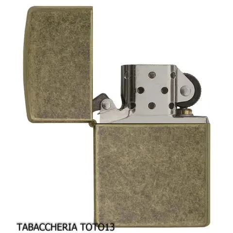 Zippo Brass in ottone anticato scuro - Accendini
