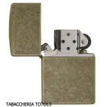 Zippo Brass in ottone anticato scuro - Accendini