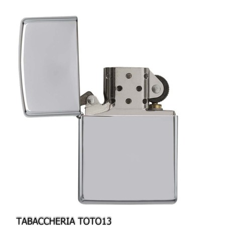 Zippo pulido regular de cromo mod. 250-Encendedores Zippo