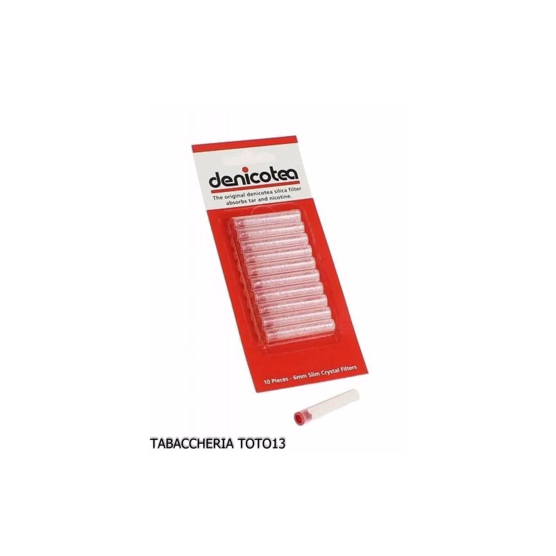 Denicotea Filtros 6 mm - Accesorios para pipas de tabaco