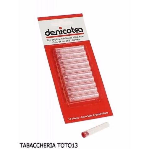 Denicotea Filtros 6 mm - Accesorios para pipas de tabaco